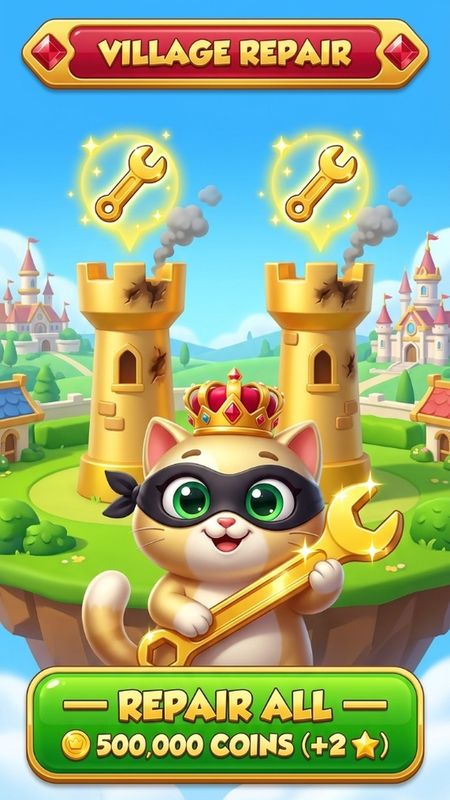 Xuka Cat Master 2.5D Village
