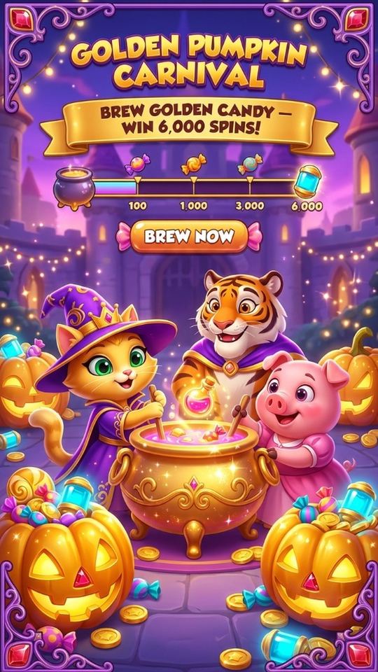Golden Pumpkin Carnival 2.5D Kingdom