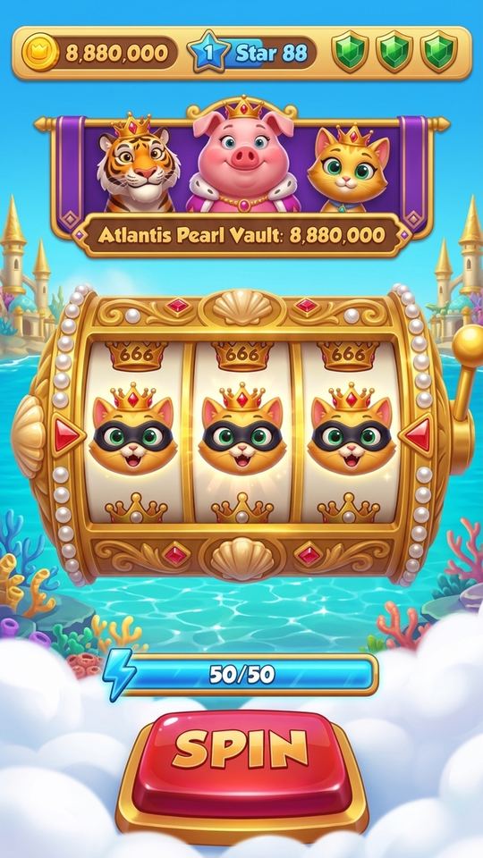 Ocean Pearl Treasury 666 Slot Room