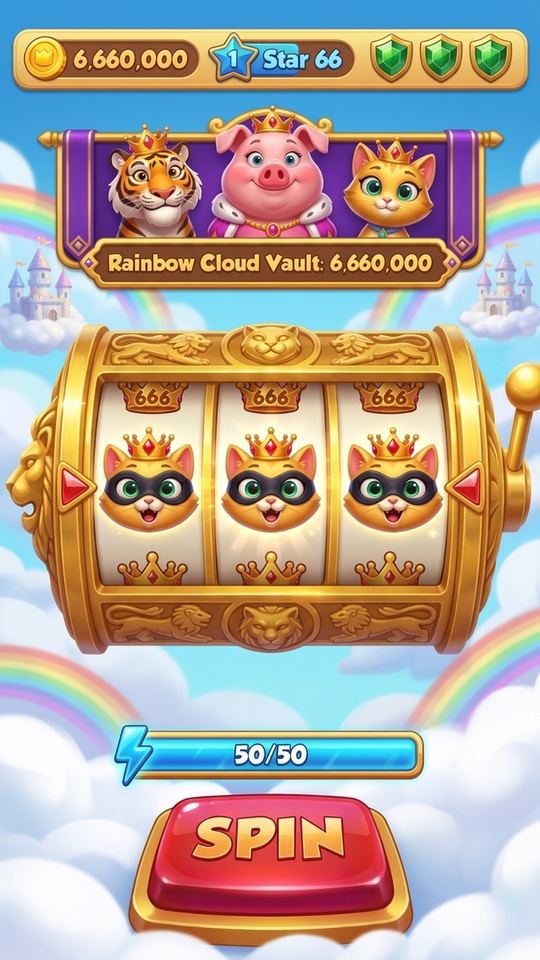 Rainbow Cloud Kingdom 666 Spin Room