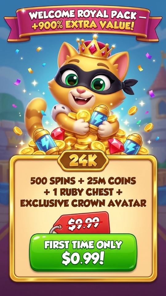 Welcome Royal Pack 24K Gold Bundle