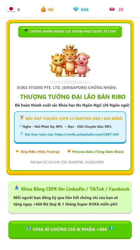 CEFR C2 Certificate