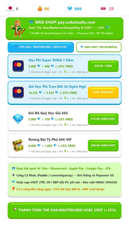 Official Web-Shop (+25% Bonus Gems & +666 Spins)