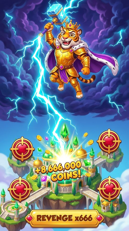 V100 034 Attack 25D King Ribo Thunder Strike Emerald Citadel 9X1